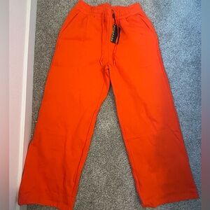 Bright Orange Sweatpants